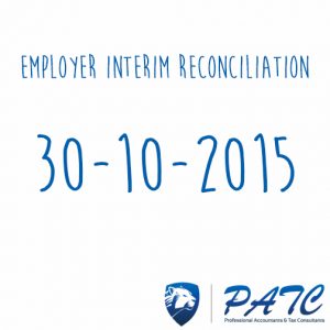 Employer Interim Reconciliation Ends