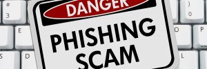 Phishing Scam Danger Sign
