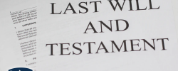 last will and testament white printer paper